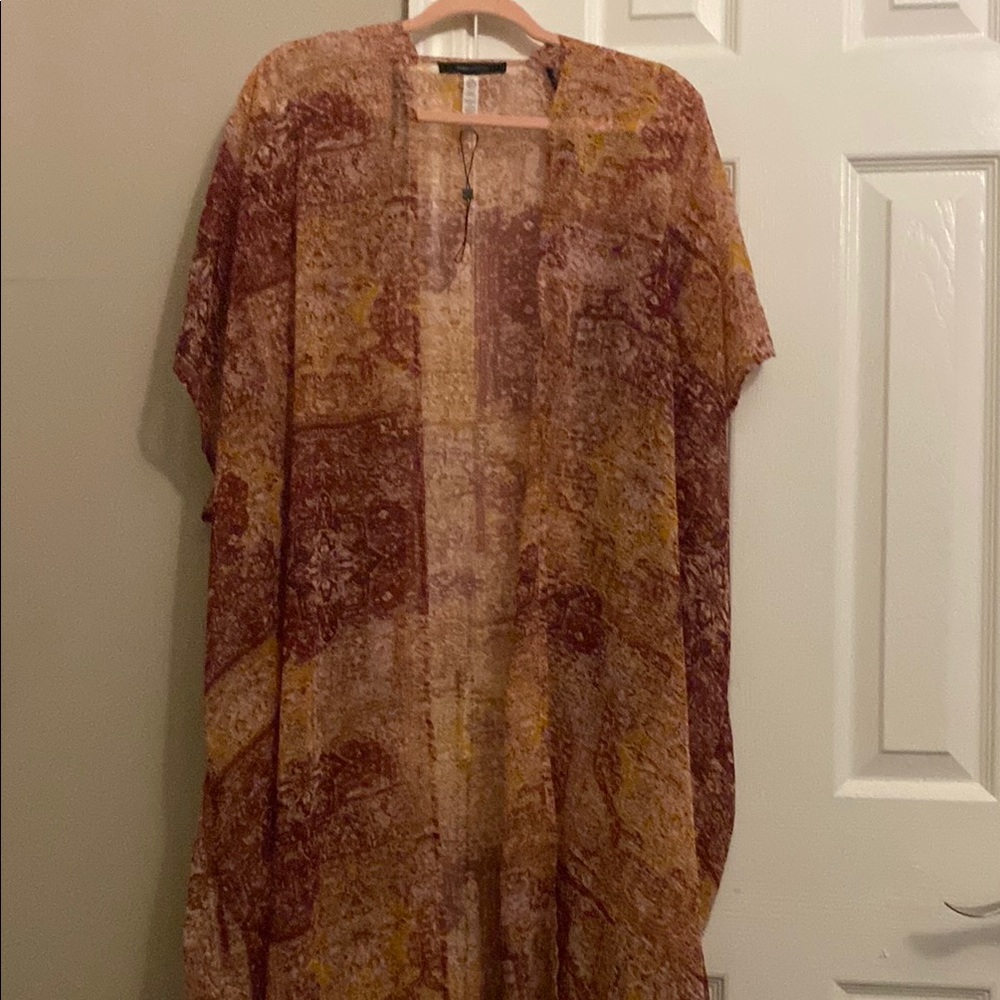 BCBGMAXAZRIA Patchwork Kimono